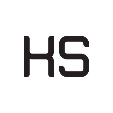 İlk harf vektör logo simgesini açar