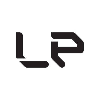 İlk harf vektör logosu simgesi