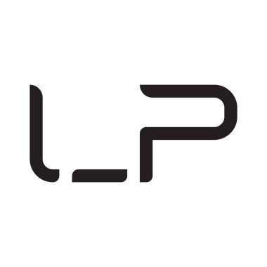 İlk harf vektör logosu simgesi