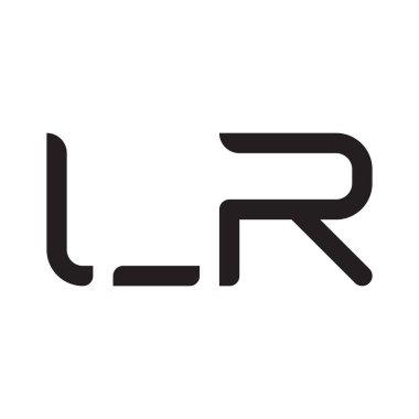 İlk harf vektör logosu simgesi