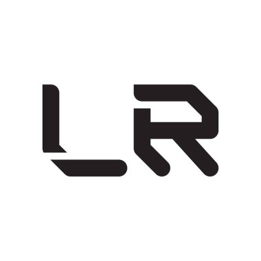 İlk harf vektör logosu simgesi