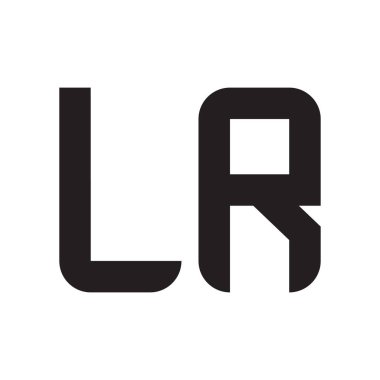 İlk harf vektör logosu simgesi