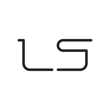 İlk harf vektör logosu simgesi mi?