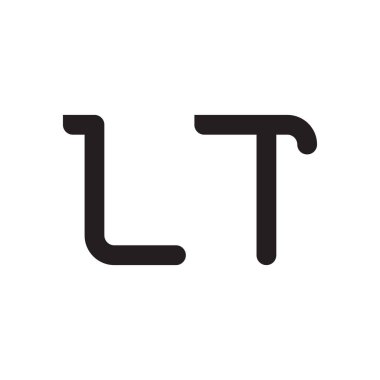 İlk harf vektör logosu simgesi