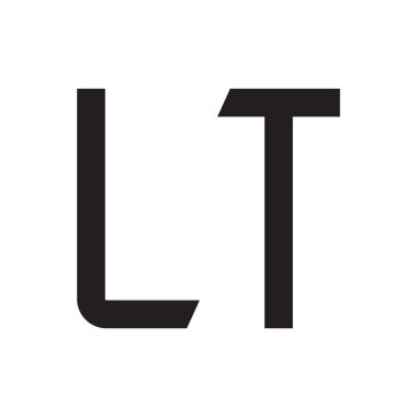 İlk harf vektör logosu simgesi