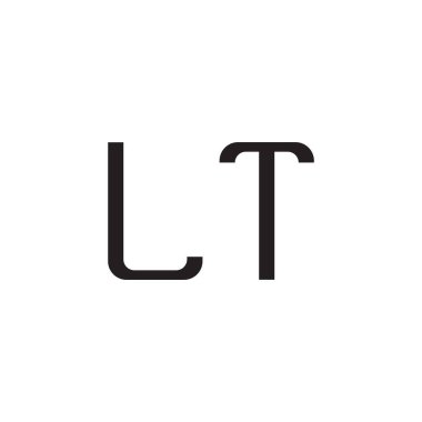 İlk harf vektör logosu simgesi