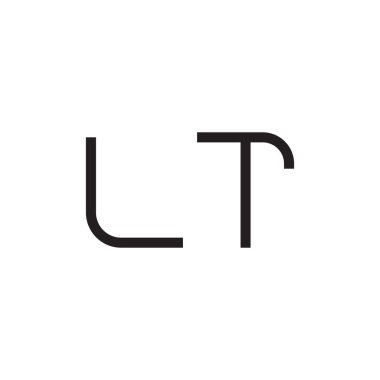 İlk harf vektör logosu simgesi