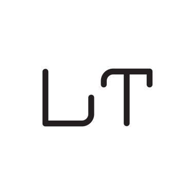 İlk harf vektör logosu simgesi