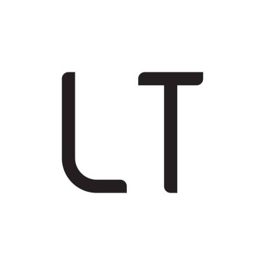 İlk harf vektör logosu simgesi