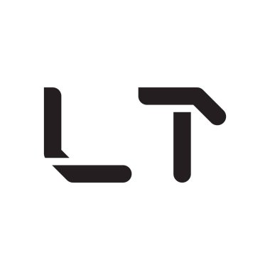 İlk harf vektör logosu simgesi