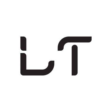 İlk harf vektör logosu simgesi