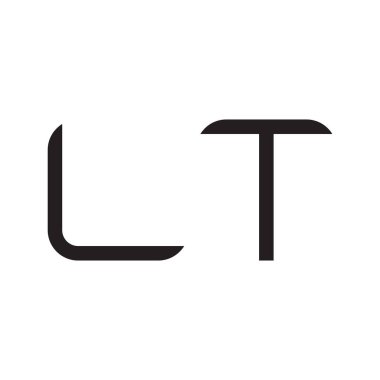 İlk harf vektör logosu simgesi