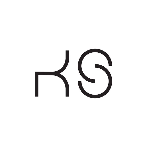 Ks初始字母向量标志图标 — 图库矢量图片