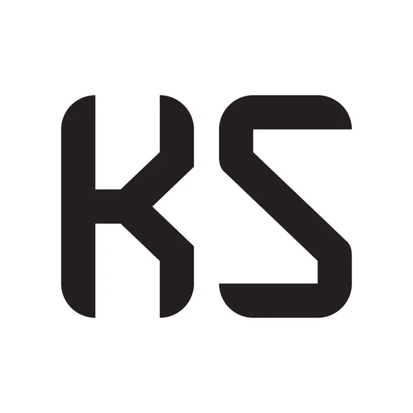 Ks初始字母向量标志图标 — 图库矢量图片
