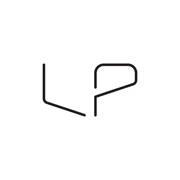 Inicial Icono Del Logotipo Letra Vector — Archivo Imágenes Vectoriales