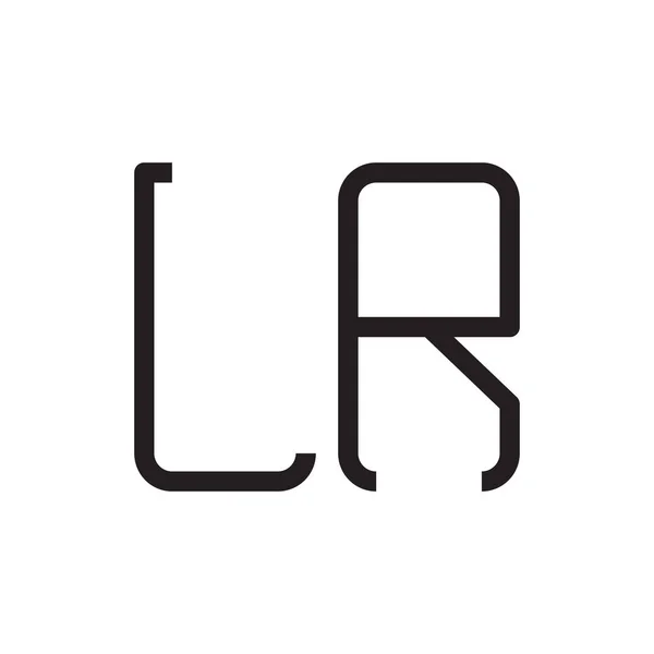 Lr初始字母向量标志图标 — 图库矢量图片