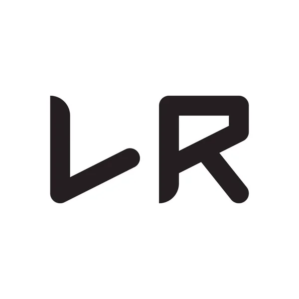 Lr初始字母向量标志图标 — 图库矢量图片