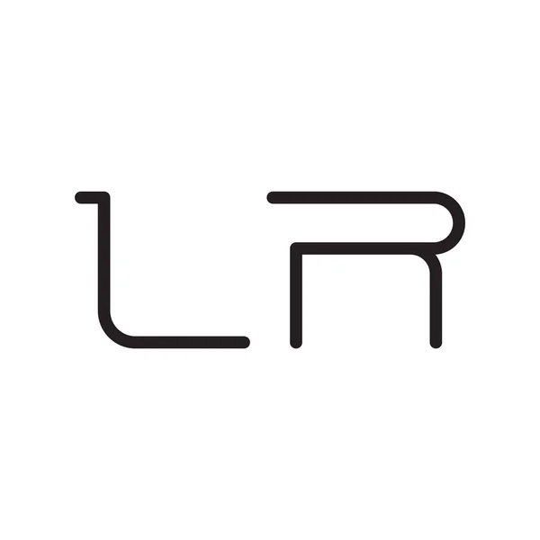 Lr初始字母向量标志图标 — 图库矢量图片