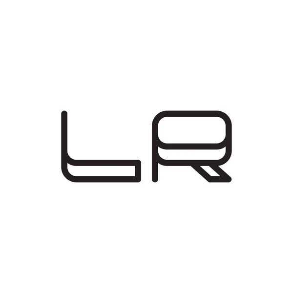 Lr初始字母向量标志图标 — 图库矢量图片