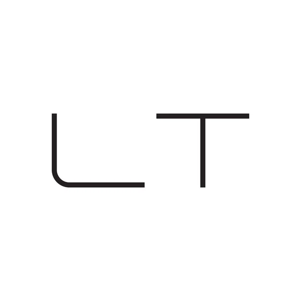 Icône Logo Vectoriel Lettre Initiale — Image vectorielle