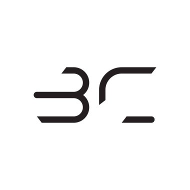 bc ilk harf vektör logo simgesi