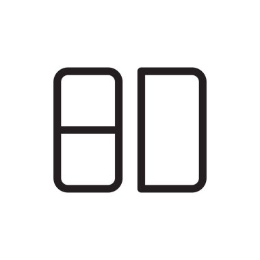 bd ilk harf vektör logo simgesi