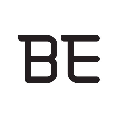 ilk harf vektör logo simgesi