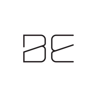 ilk harf vektör logo simgesi