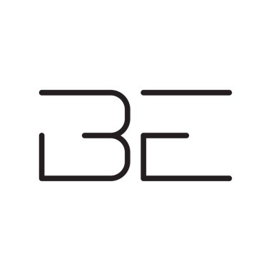 ilk harf vektör logo simgesi