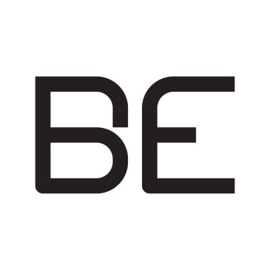 ilk harf vektör logo simgesi