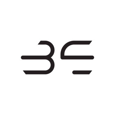 ilk harf vektör logo simgesi