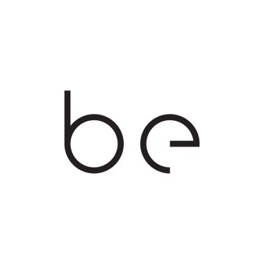 ilk harf vektör logo simgesi