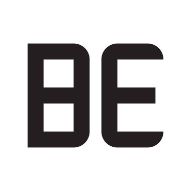 ilk harf vektör logo simgesi