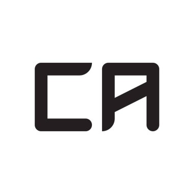 ca ilk harf vektör logo simgesi