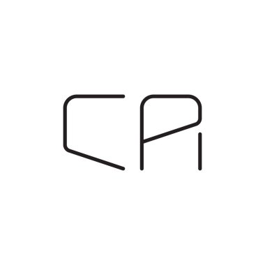 ca ilk harf vektör logo simgesi