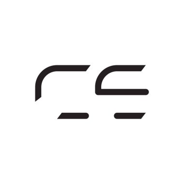 Başlangıç harfi vektör logosu simgesi