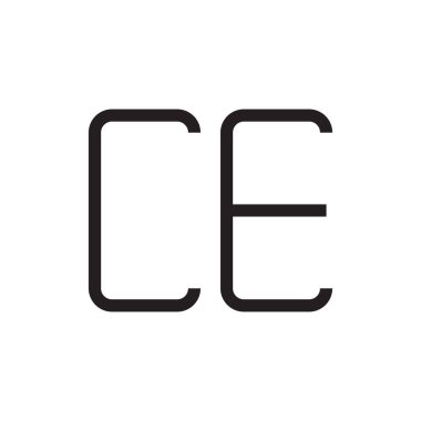 Başlangıç harfi vektör logosu simgesi