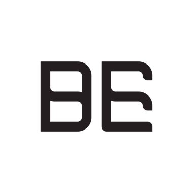 ilk harf vektör logo simgesini de ekle