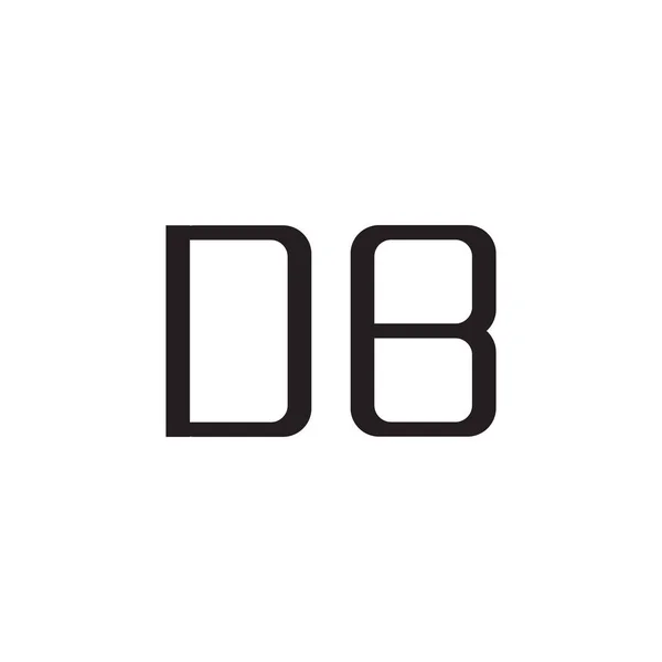 Db首字母矢量图标 — 图库矢量图片