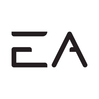 bir ilk harf vektör logo simgesi