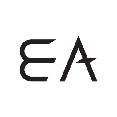 bir ilk harf vektör logo simgesi