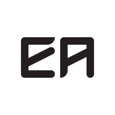 bir ilk harf vektör logo simgesi