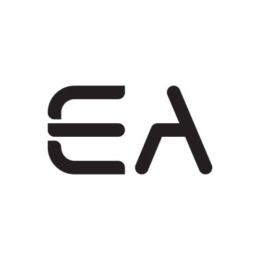 bir ilk harf vektör logo simgesi