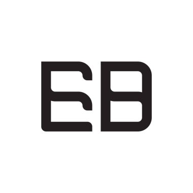 ed ilk harf vektör logo simgesi