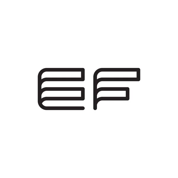 First Letter Vector Logo Icon — 스톡 벡터