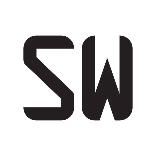 Sw初始字母向量图标 — 图库矢量图片