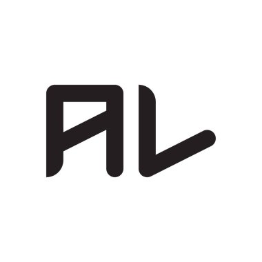 al ilk harf vektör logo simgesi