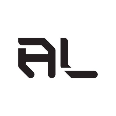 al ilk harf vektör logo simgesi