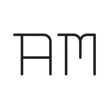 ilk harf vektör logo simgesiyim