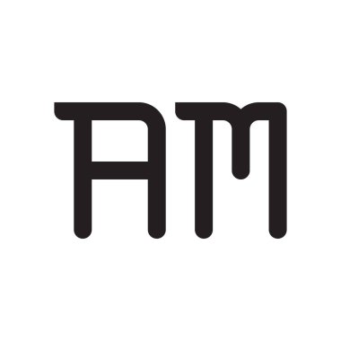 ilk harf vektör logo simgesiyim